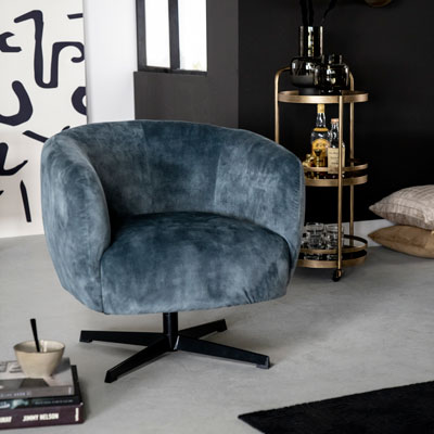 fauteuil_pivotant_velours_bleu