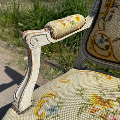 fauteuil_style_LouisXV_bois_patine