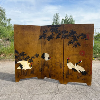 paravent_type_chinois_bois_laque_double_face
