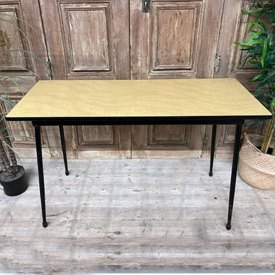 table_vintage_formica_jaune