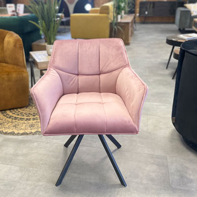 fauteuil_pivotant_velours_rose