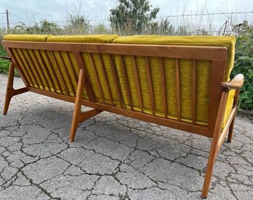 banquette_scandinave_vintage_tissu_ocre_et_bois