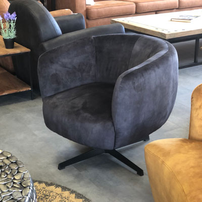 fauteuil_pivotant_velours_gris