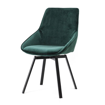 chaise_pivotante_velours_vert