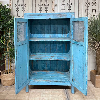 armoire_bois_patine_bleu
